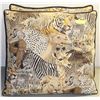 Image 1 : 2 LARGE AFRICAN ANIMAL THROW CUSHIONS