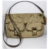 Image 1 : GOLD COLOURED COACH REPLICA PURSE