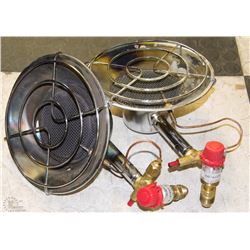 PAIR OF PROPANE HEATERS