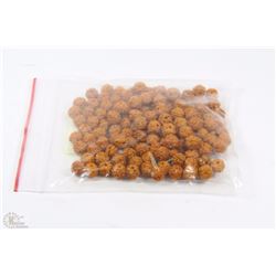 TRP45 RUDRAKSHA 5 MUKHI LOOSE BEADS SIZE 6.5 - 7 M