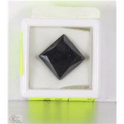 TRP30 BLACK DIAMOND MOISSANITE 9.75 CT PRINCESS CU
