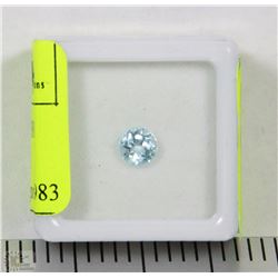 TRP41 NATURAL SKY BLUE TOPAZ ROUND CUT 5.5 MM