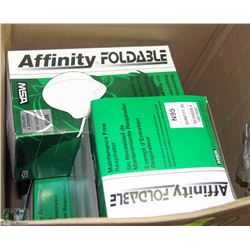 8 BOXES OF DISPOSABLE RESPIRATORS