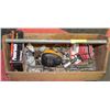 Image 1 : WOODEN TOOLBOX W/AIR TOOLS & FITTINGS