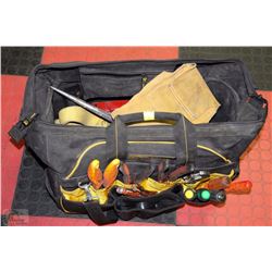 DEWALT TOOL BAG FULL OF TOOLS