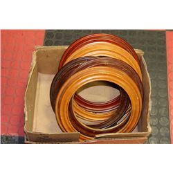 BOX WITH 5 VANHYGAN AND SMYTHE PLATE FRAMES