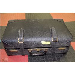 EVELEIGH  ANTIQUE LUGGAGE WITH LEATHER STRAPS