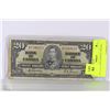 Image 1 : 1937 CANADIAN $20 DOLLAR BILL
