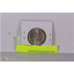 1963 CANADIAN QUARTER