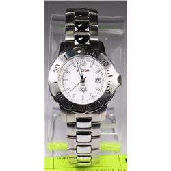 NEW SECTOR 200 ST STEEL DATE QUARTZ LADY WATCH