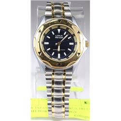 NEW JAPAN MOV'T LORUS TRI-LUM LIGHT POWERED ENERGY