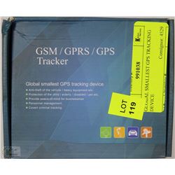 GLOBAL SMALLEST GPS TRACKING DEVICE