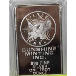 SUNSHINE MINTING 1-OZ SILVER BAR