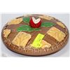 Image 1 : CERAMIC PIE PLATE WITH LID (HOLDS A 9" PIE)