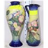 Image 1 : VINTAGE MATCHING FLOWERED VASE AND PITCHER