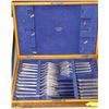 Image 1 : RYRIE BROS VINTAGE SILVERWARE BOX W/ SILVERWARE