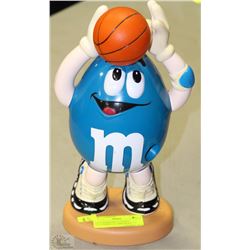 M&M BASKETBALL CANDY DISPENSER PULL ARM DOWN TO