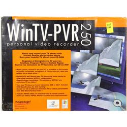 WINTV-PVR 250 PERSONAL VIDEO RECORDER