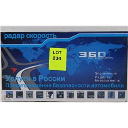 NEW 360 DEGREE LASER RADAR DETECTOR