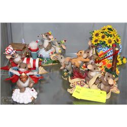 COLLECTION OF SIX CHARMING TALES ORNAMENTS