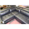 Image 3 : NEW BLACK LEATHERETTE LIFT BACK SECTIONAL