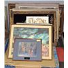 Image 1 : ESTATE COLLECTION OF FRAMED OIL ON CANVASES,PRINTS