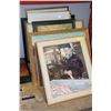Image 1 : ESTATE COLLECTION OF FRAMED OIL ON CANVASES,PRINTS