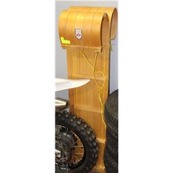 2  WOODEN TOBOGGANS