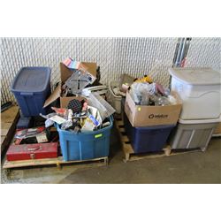 2 PALLETS OF ASST. TOOLS AND SHOP MISC.