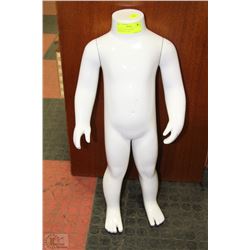 INFANT SIZE FULL BODY MANNEQUIN 2' TALL WITH