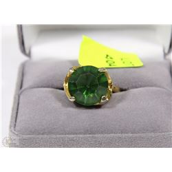 AUSTRALIAN VIVIANITE CUSHION 5.20CT IOLITE RING