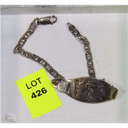 925 STERLING ITALY MEDICAL BRACELET