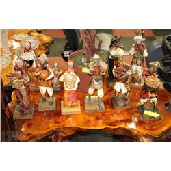 COLLECTION OF PAPER MACHE FIGURES