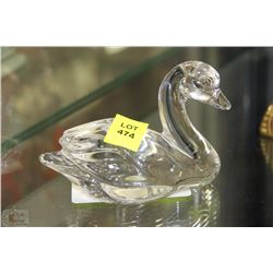 CRYSTAL SWAN FIGURINE