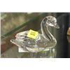Image 1 : CRYSTAL SWAN FIGURINE