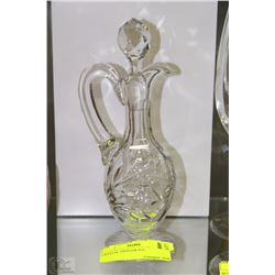 CRYSTAL VINEGAR JUG