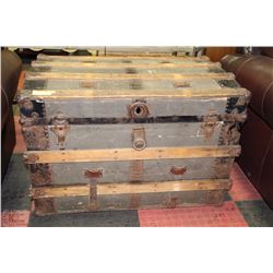 WOODEN CHEST 34"X22"X24"H