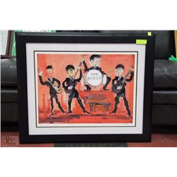 TATEL "THE BEATLES" OIL ON CANVAS WITH COA 39/500