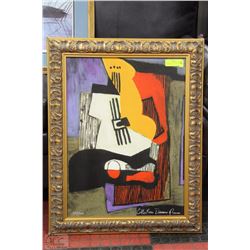 PABLO PICASSO "STILL LIFE WITH GUITAR" W/ COA