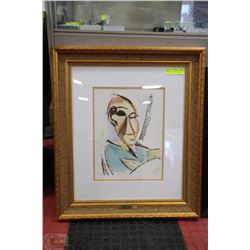 PABLO PICASSO "STUDY FOR DEMOISELLES D AVIGNON" W/