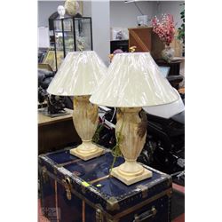 PAIR OF DECORATIVE LAMPS
