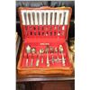 Image 1 : ESTATE FLATWARE SET IN WOODEN BOX