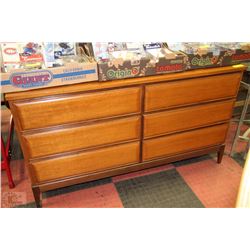 SOLID WOOD ESTATE 6 DRAWER DRESSER