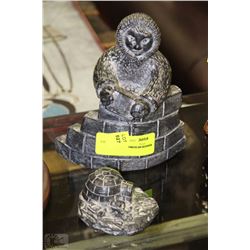 HAND CARVED INUIT ORNAMENTS