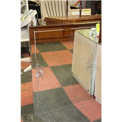 VINTAGE CUT GLASS MIRROR