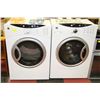 Image 1 : WHITE GE FRONT LOAD WASHER & DRYER SET