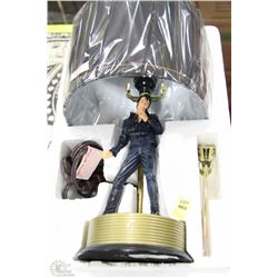 ELVIS COLLECTOR MUSICAL LAMP BY BRADFORD EXCHANGE
