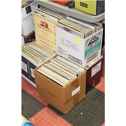 6 BOXES OF ASSORTED RECORDS