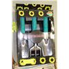 Image 1 : NEW 3PC ALUMINUM GARDEN TOOL SET