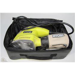RYOBI 5.5" CORNER CAT FINISHING SANDER WITH BAG